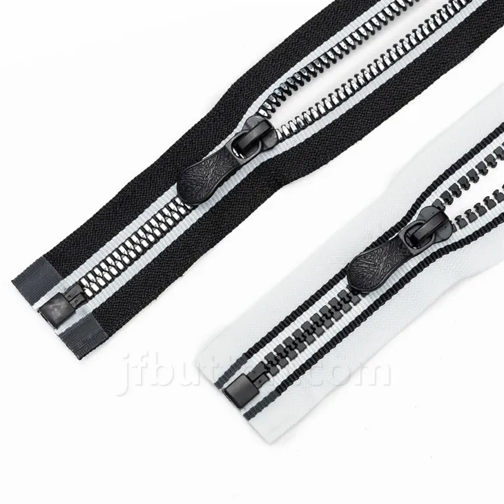 Black Plastic Zipper For Jacket factory