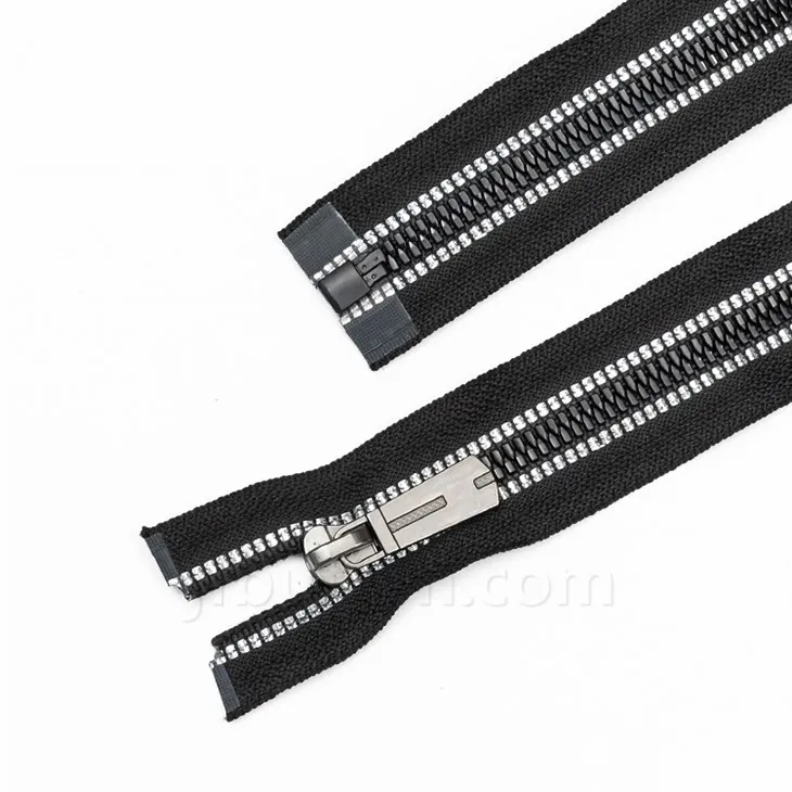Black Plastic Zipper For Jacket suppliers