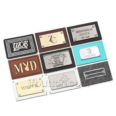 Egyedi bőr tapasz sapkához