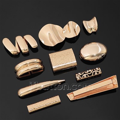 Szabálytalan dekoratív csat party viselethez